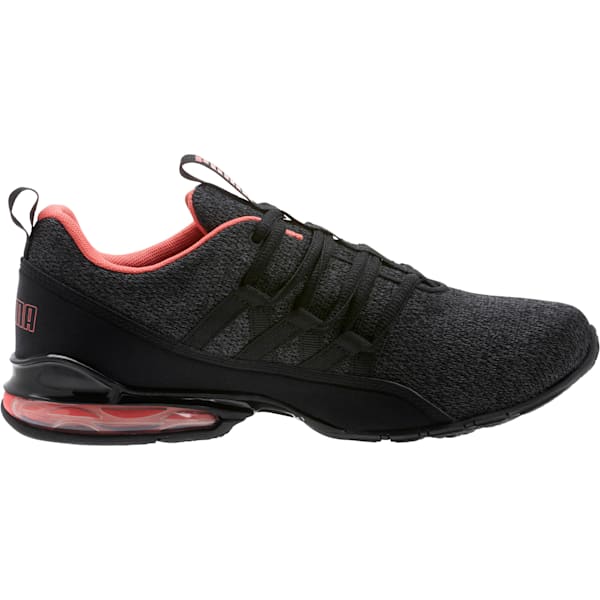 Tenis de entrenamiento para mujer Riaze Prowl, Puma Black-Spiced Coral, extralarge